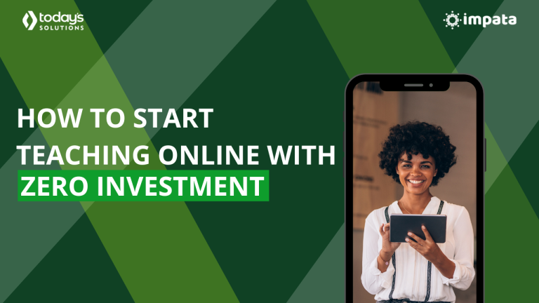 How to Start Teaching Online with Zero Investment